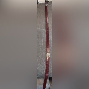 Brown and black Leather toggle Belt size XL